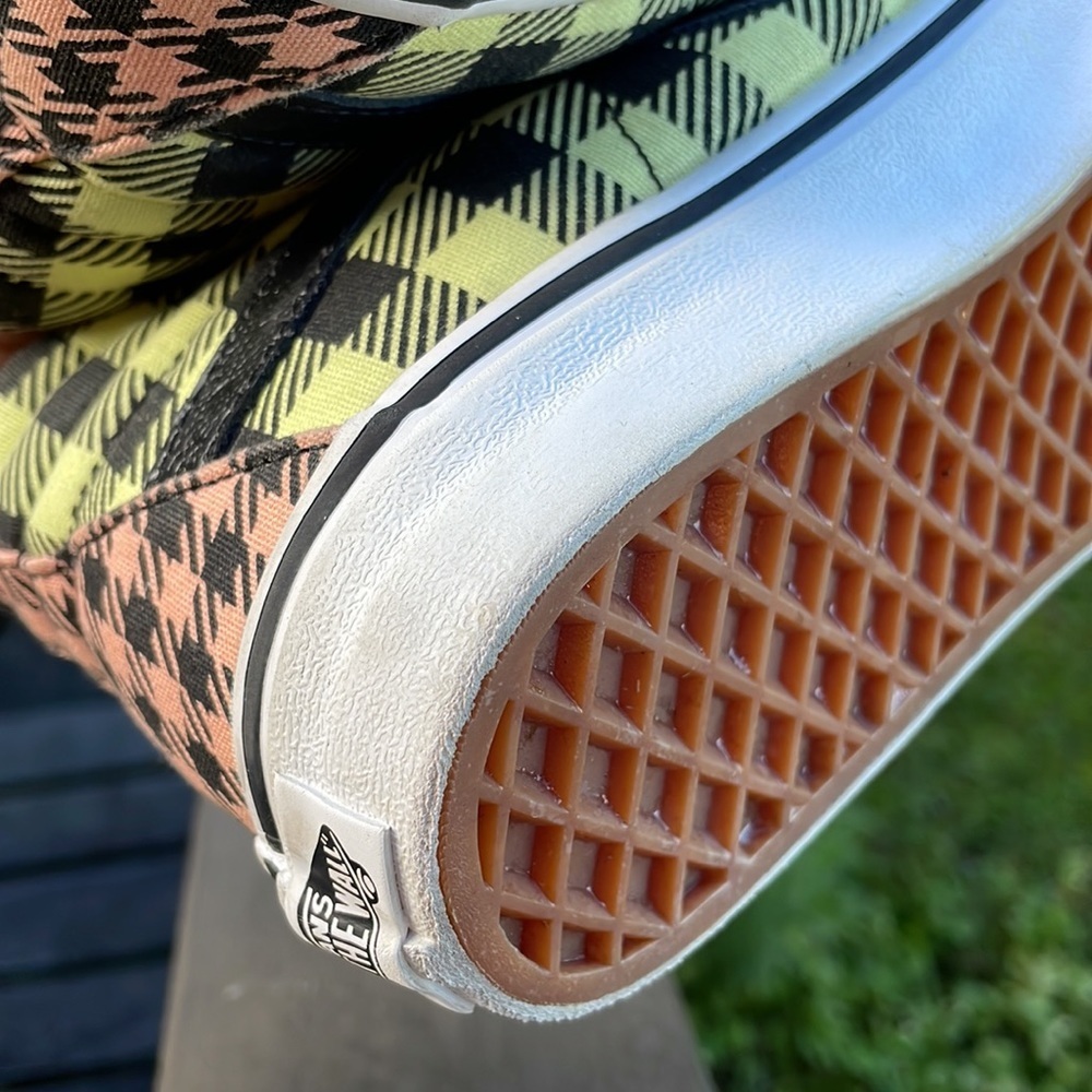 Vans Plaid Colorful Hi Tops - Picture 7 of 7